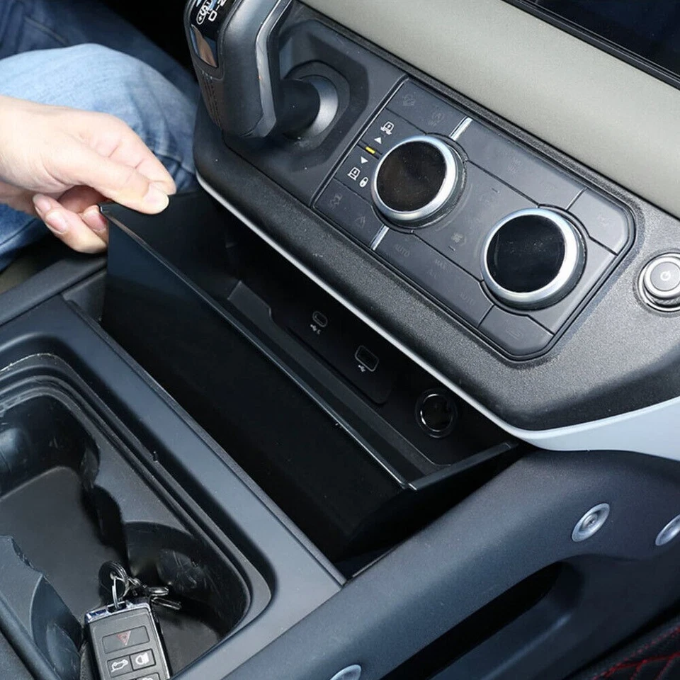 For 2020-2023 Land Rover Defender 90 110 Center Console Storage Box Phone Holder Foto 4 de 4