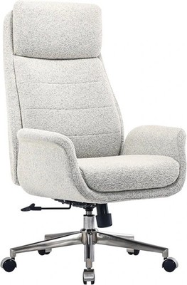 Realspace? Modern Comfort Pizana Boucl? Fabric High-Back Executive Office Chair