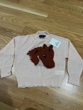 The Animals Observatory Size 4 Children Kids Youth Wool/Mohair Knit Sweater