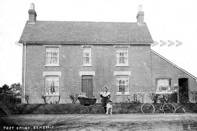 cyy-27 The Post Office, Ramsdell, Basingstoke, Hampshire 1911. Foto