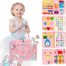 Montessori Busy Board  Busy Book for Toddler   Educational Toys for 3 Year Old