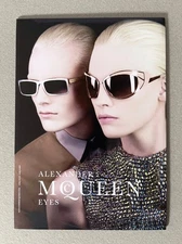 Alexander McQueen 2009 Unused NOS Store Display Counter Easel Card, 5" x 7"