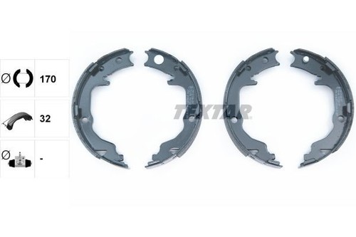 Bremsbacken Satz Feststellbremse für Peugeot 2003 -> Hinten Textar 91073400 - Bild 2 von 11