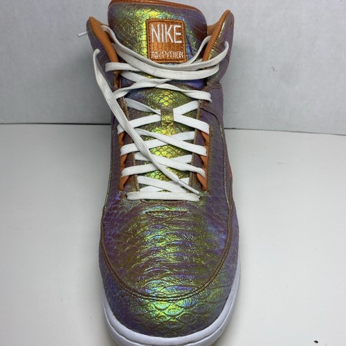 2015 Nike Air Python Iridiscente Talla 15 705066 202 Tenis de Cuero ¡Sin Plantillas! - Imagen 16 de 23