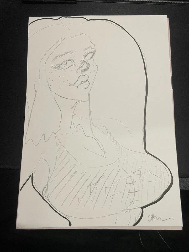 Фигурка художественная модель рисунок девочка эскиз живопись рисунок искусство - Изображение 2 из 3