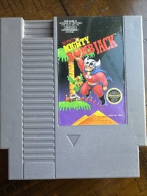 Mighty Bomb Jack (Nintendo Entertainment System NES) 5 tornillos con funda
