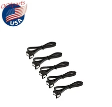 5pack 18" Sata3 Iii 6gb/s Right Angle Ssd Hdd Hard Drive Bla  Sata 3.0 Cable USK