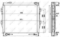 NRF MotorküHler WasserküHler 52091 FüR Runner Toyota Cressida Aluminium VW Taro