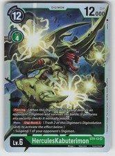 HerculesKabuterimon Super Rare Starter Deck 04: Giga Green ST4-13 SR LP