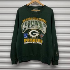 VTG 1996 Green Bay Packers NFC Champions Crewneck Sweatshirt Size L