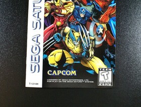 Marvel Super  Heroes Sega Saturn CIB Great Condition!
