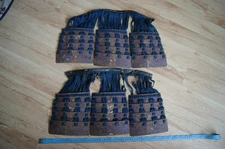 Original KUSAZURI (6 pieses) from Samurai armor (EDO).
