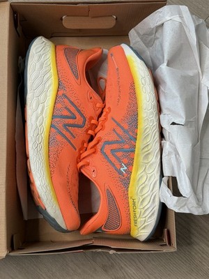 New Balance Size 13 Fresh Foam 1080 V12 Vibrant Orange Running Shoes M1080M12