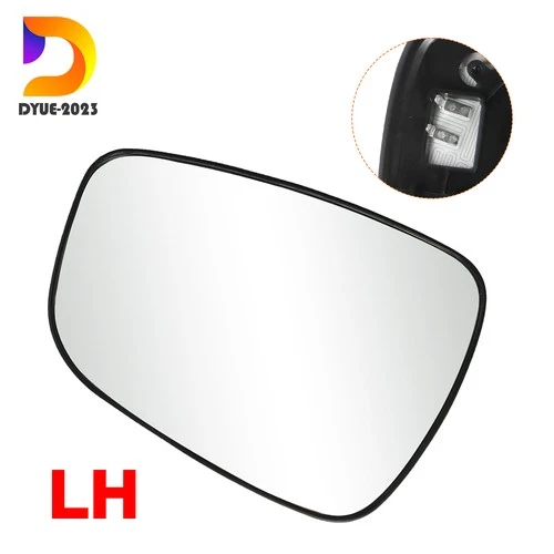 Left Driver Side Heated Mirror Glass Fit for 2011-2013 Hyundai Elantra 1.8L L4