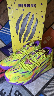 Puma x Melo Ball MB.03 Spark Safety Yellow - Purple Glimmer Men s Size 10