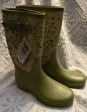 William Morris Gallery Briers Collab Honeysuckle Rain Boots Wellies US 8.5 READ