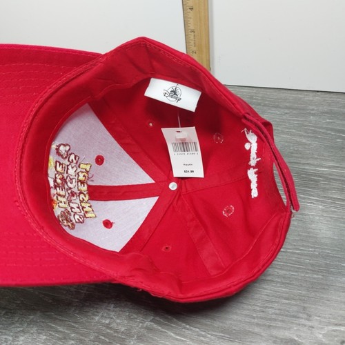 Neu mit Etikett Disney Parks Einsatz Snacks hier Mütze Kappe Jugend Kind rot Mickey 3823S - Bild 10 von 10