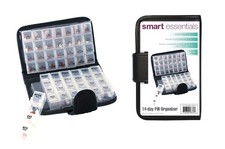 Pill Case Box 14 Day Pill Container Medication Organizer Travel Case