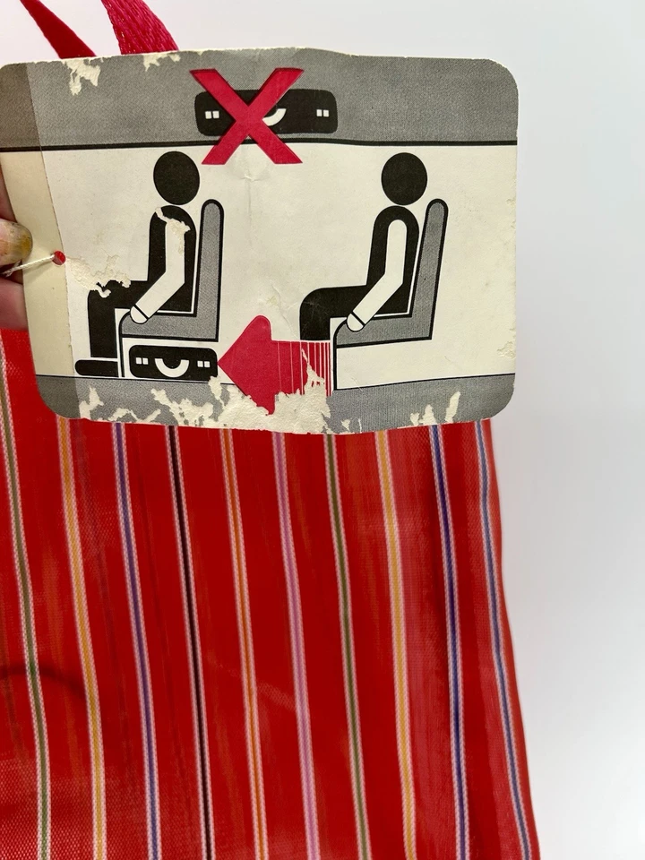 Bolso de Viaje de Mano TWA Vintage Años 70 Doble Asa Mediados de Siglo Foto 3 de 4