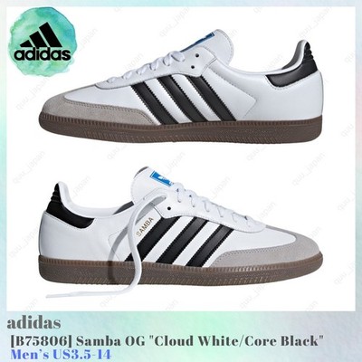 adidas Samba OG Cloud White / Core Black B75806 Men's US3.5-14 New