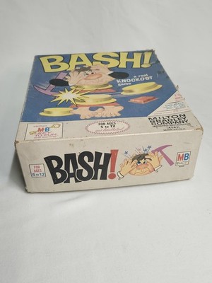 Vintage Complete 1965 Milton Bradley Bash Knockout Game MB RARE