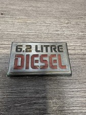 1982-91 Chevrolet Gmc Truck Suburban K5 Blazer 6.2l Diesel Fender Emblem 1 14 1982-91 Chevrolet Gmc Truck Suburban K5 Blazer 6.2l Diesel Fender Emblem 1 14