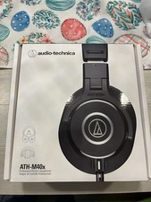 Audio-Technica ATH-M40x Black Over-Ear Headphones 40mm Studio DJ
