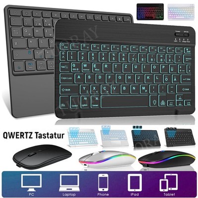 Funk Maus Kabellos Tastatur für Blackview Tab 16 15 12 10 Pro 16 13 11 SE 7 Pro
