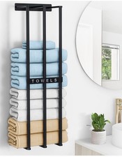 30 Wall-Mounted Bathroom Towel Rack Perfect for Small Spaces