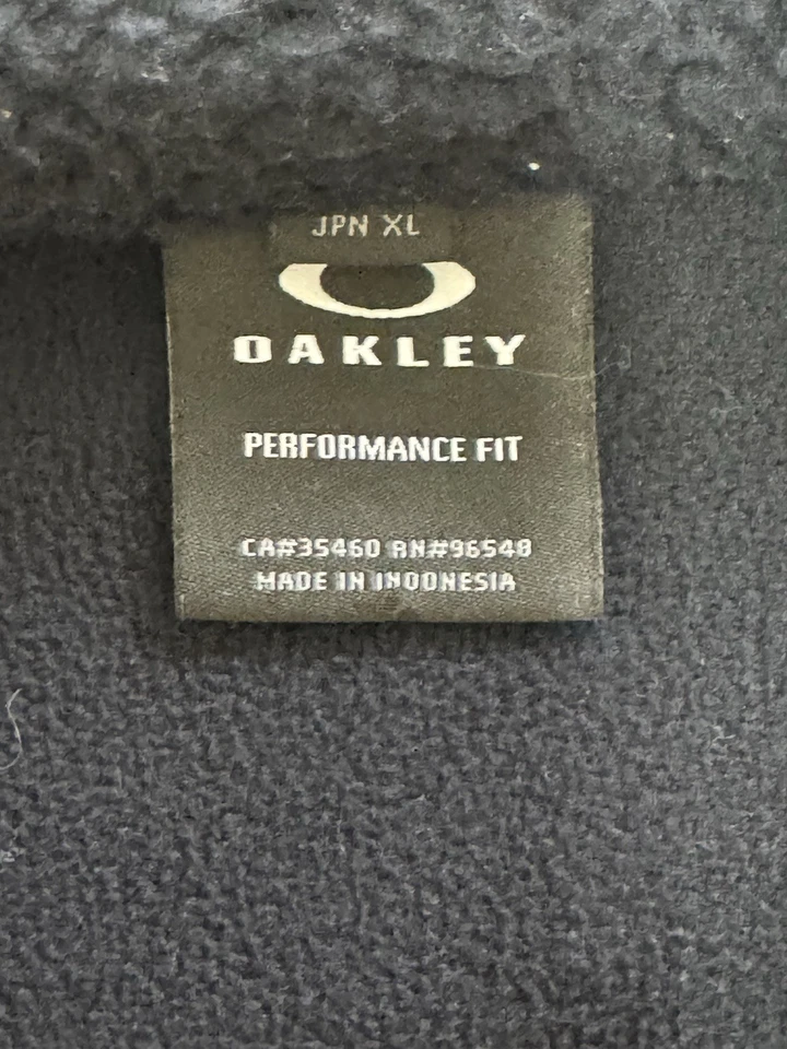 Куртка мужская флисовая Oakley Sherpa черная на молнии JPN XL Performance Fit - Изображение 2 из 3