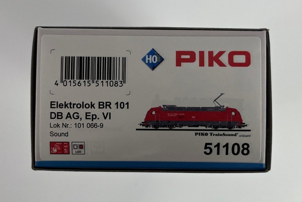 "Piko 51108 H0 Dc BR101 E-Lok\"Unsere Preise\" Ep. Vi Db Ag Sound"-image