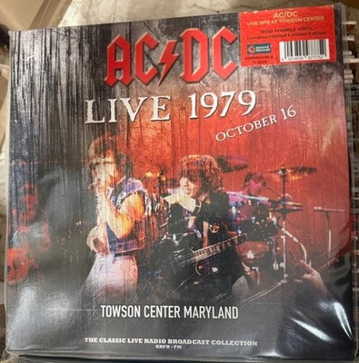 AC/DC - Live At Towson Center Maryland 16. Oktober 1979 (Marbled Vinyl)