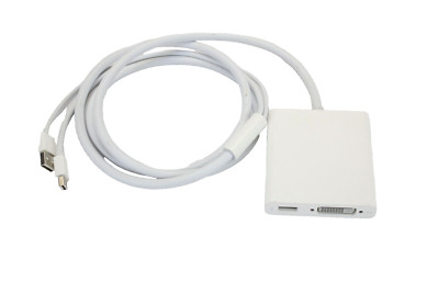 Apple A1306 White Mini Display Port to Dual-link DVI Adapter Cable Dongle