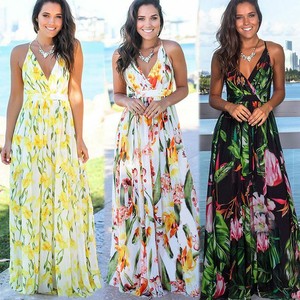 Womens-Boho-Long-Maxi-Dress-Ladies-Cocktail-Party-Evening-Summer-Beach-Sundress