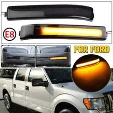 2PCS Dynamic LED Side Mirror Turn Signal Lights Lamp For Ford F150 SVT Raptor