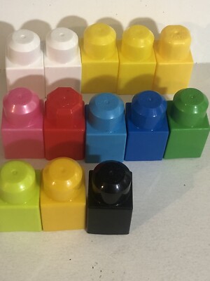 Mega Bloks 1 Peg Log Of 13 Multicolored Pieces Figure Toy Toys