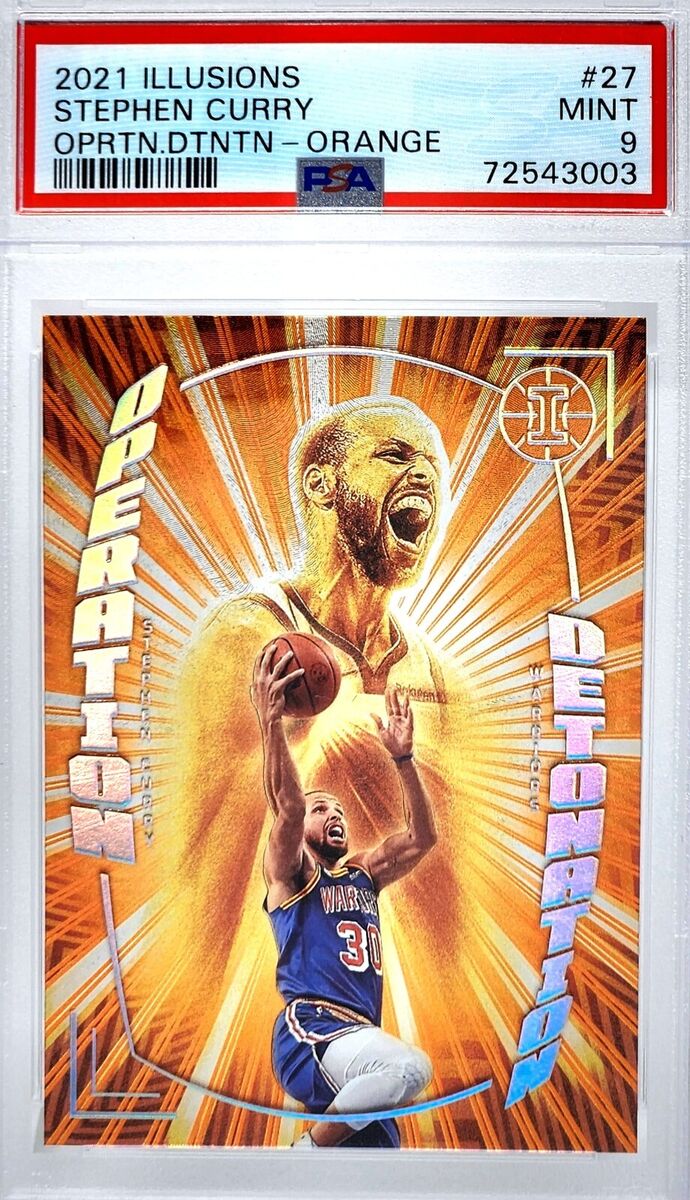 📈 POP 2 PSA 9 STEPHEN CURRY 📈 2021 ILLUSIONS ORANGE PRIZM 📈 POP 2 PSA 9 STEPHEN CURRY 📈 2021 ILLUSIONS ORANGE PRIZM