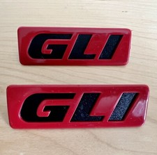 Vw Mk2 Jetta Gli Side Molding Emblem Set New