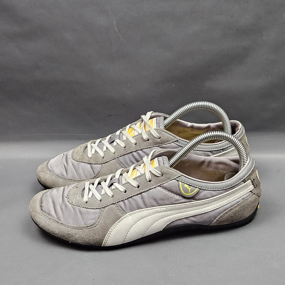 Zapatos para mujer Puma talla 8,5 plateados gamuza deporte estilo de vida bajos zapatillas retro Foto 3 de 4