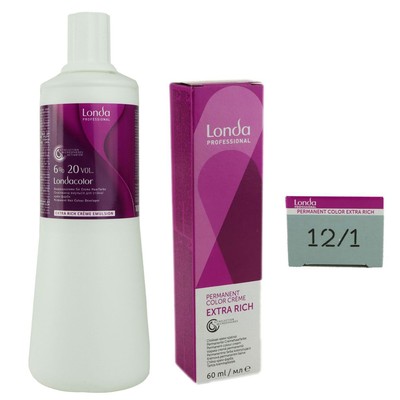 Londa Cremehaarfarbe Spezialblond Asch – 12/1, 60 Ml, Für Aschblonde Strähnchen & Nuancen