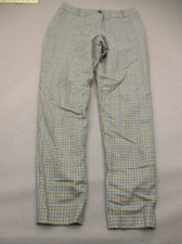 PENDLETON Size 4 Womens Plaid 100 Virgin Wool Zip Fly Pockets Chino Pants 771