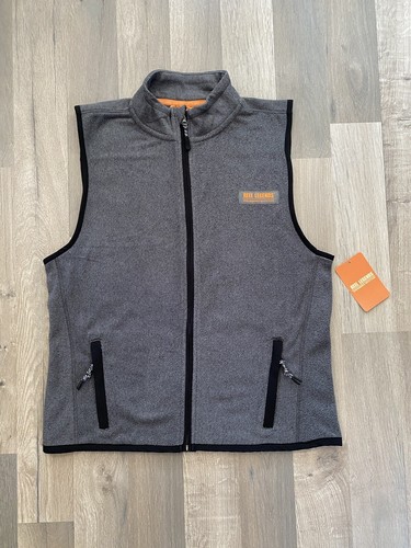 Reel Legends Vest Men's Small Grey Fleece Sleeveless Outdoors Casual Men's NEW