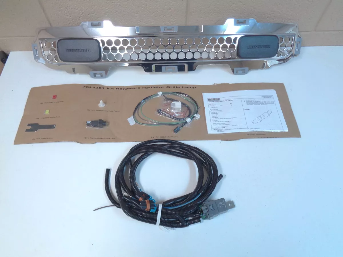 HUMMER H3/H3T 19132765 OFF ROAD FRONT LOWER GRILLE ASSY W/LIGHTS 