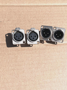Nuetrik Male & Female Balanced Audio Chassis Jacks NEW