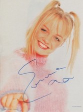 Emma Bunton "Spice Girls" Autogramm signed A4 Magazinbild