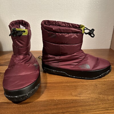 North Face Women s Sz 10 Nuptse Après Water Repellent 550 Fill Down Bootie NEW!