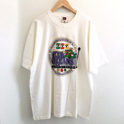 Vtg 90s Tee XL Club Orleans Players Club 777 Hotel Casino Las Vegas Lofteez Tag