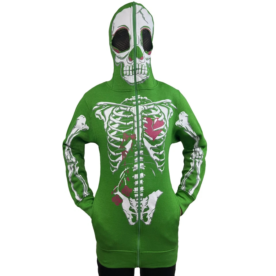 トップス starteam SKULL FULL ZIP GREEN starteam SKULL FULL ZIP GREEN