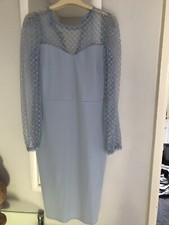 Quiz Dress Size 10 Blue Bnwt 