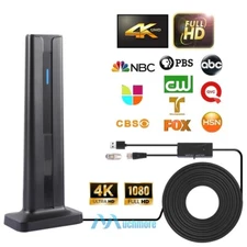 450 Miles Upgraded TV Antenna Digital HD Antenna Indoor HDTV 1080P 4K Long Range